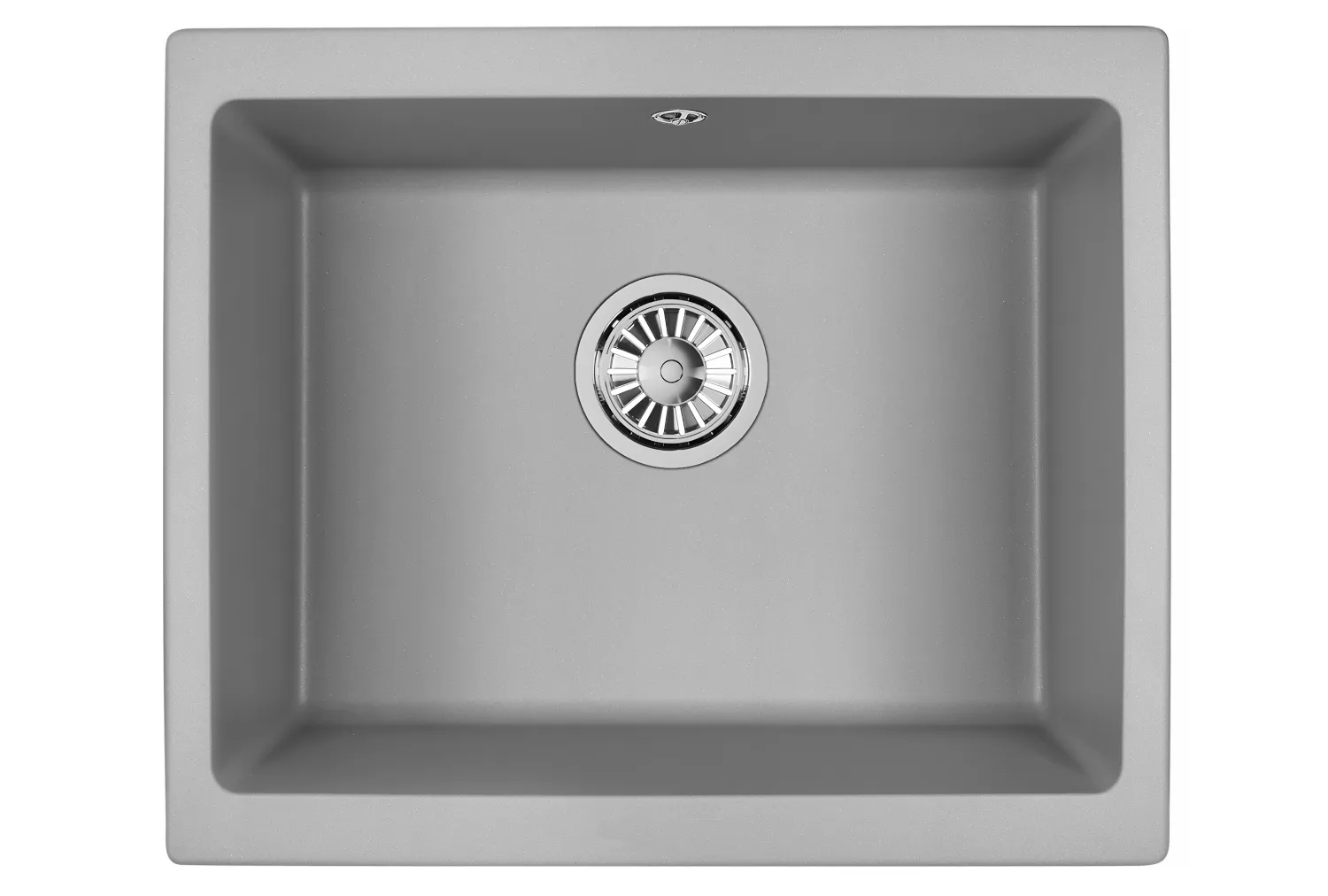 Мойка для кухни Granula 5551 алюминиум, 55,5х46 см, квадратная