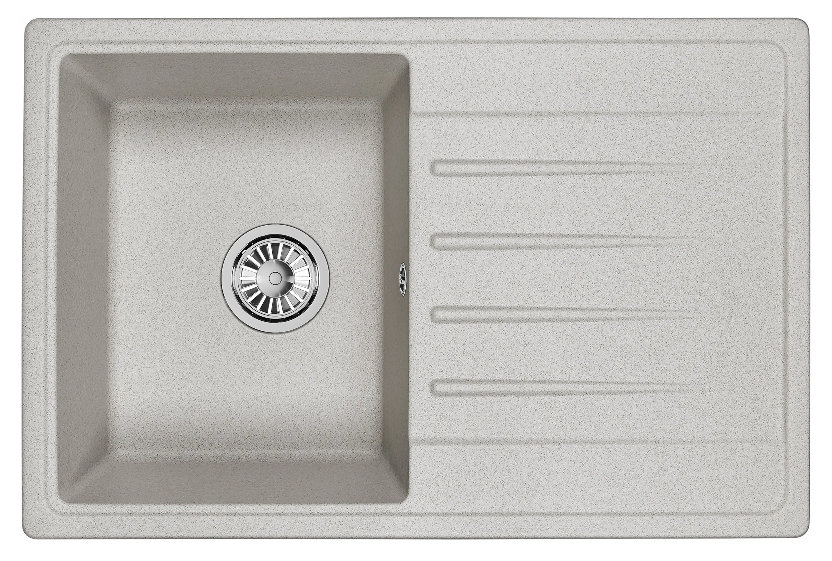 Мойка для кухни Granula Standart 7602 базальт, 76х50 см, прямоугольная