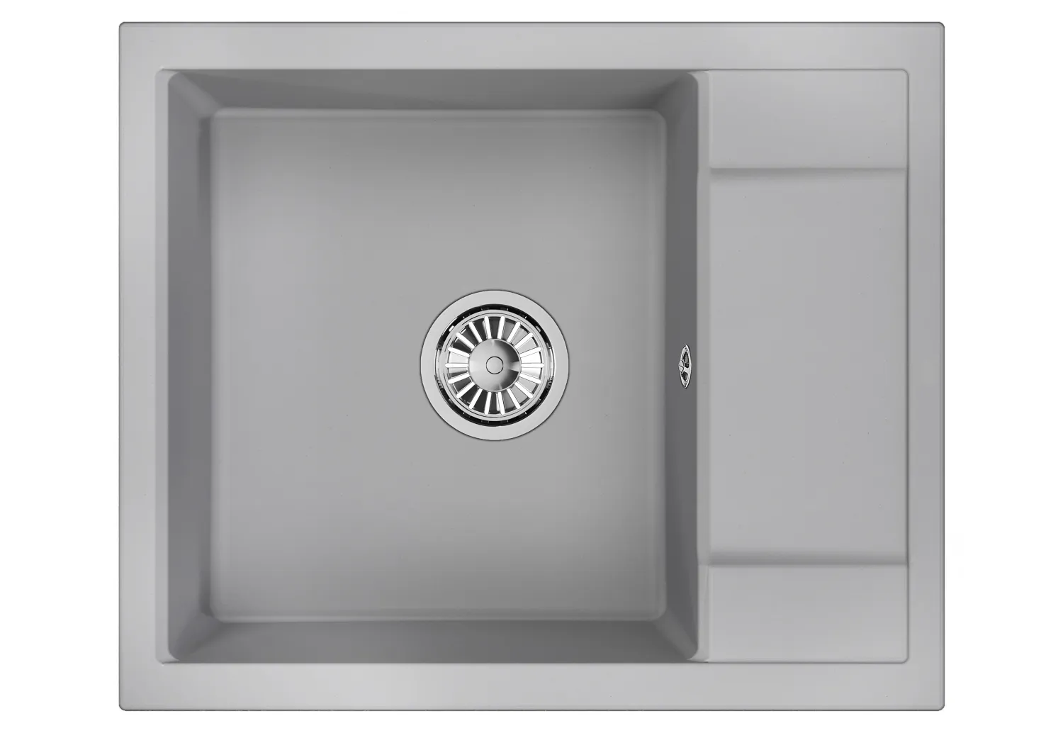 Мойка для кухни Granula 6002 алюминиум, 60х50 см, прямоугольная