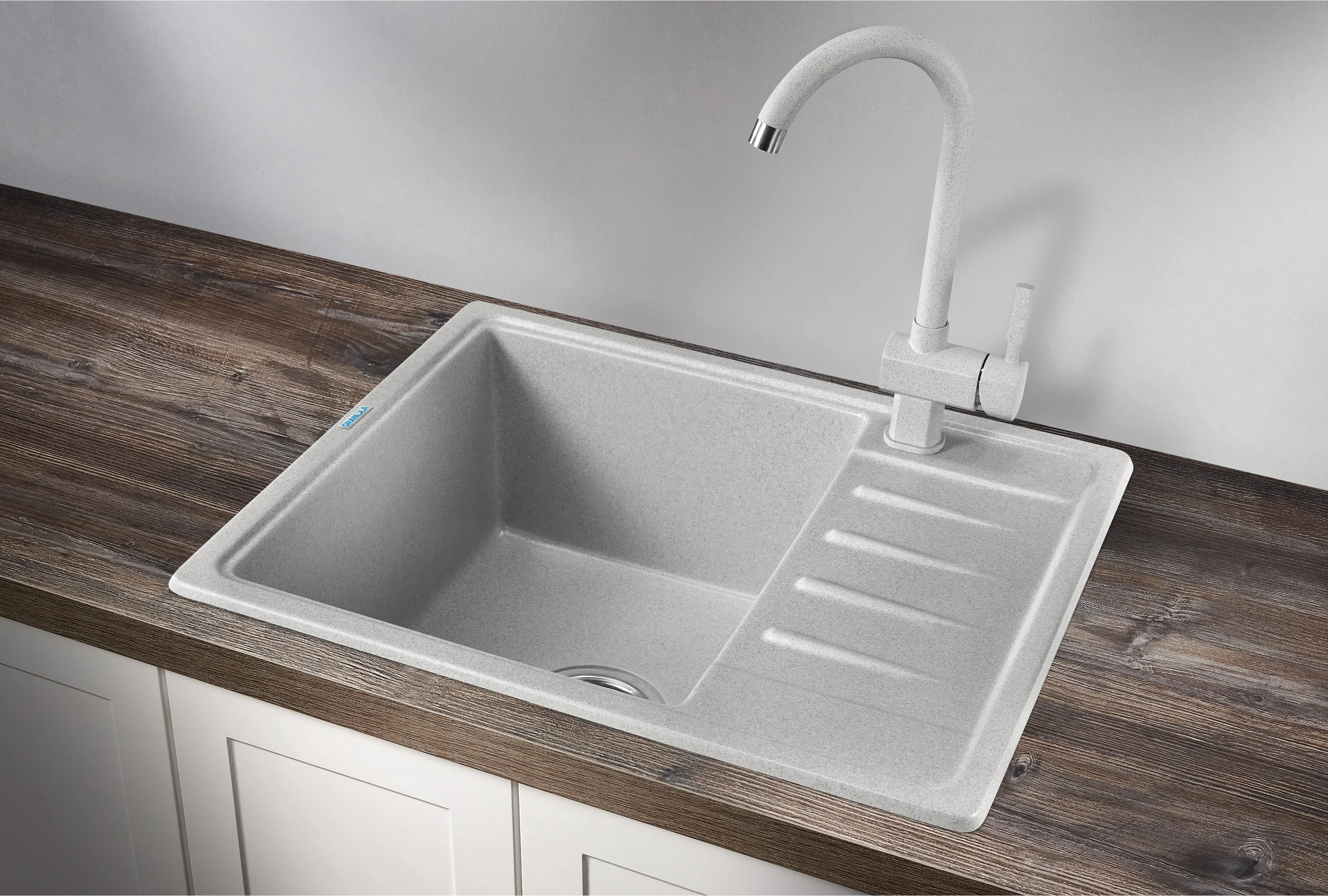 Мойка для кухни Granula Standart 5803 базальт, 58х50 см, прямоугольная