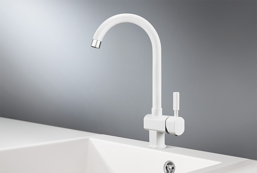 ST-31, БЕЛЫЙ, СМЕСИТЕЛЬ КУХОННЫЙ