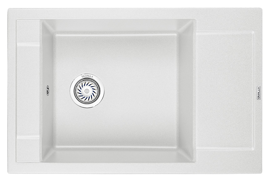 7806, АРКТИК (БЕЛЫЙ), кухонная мойка, кварц