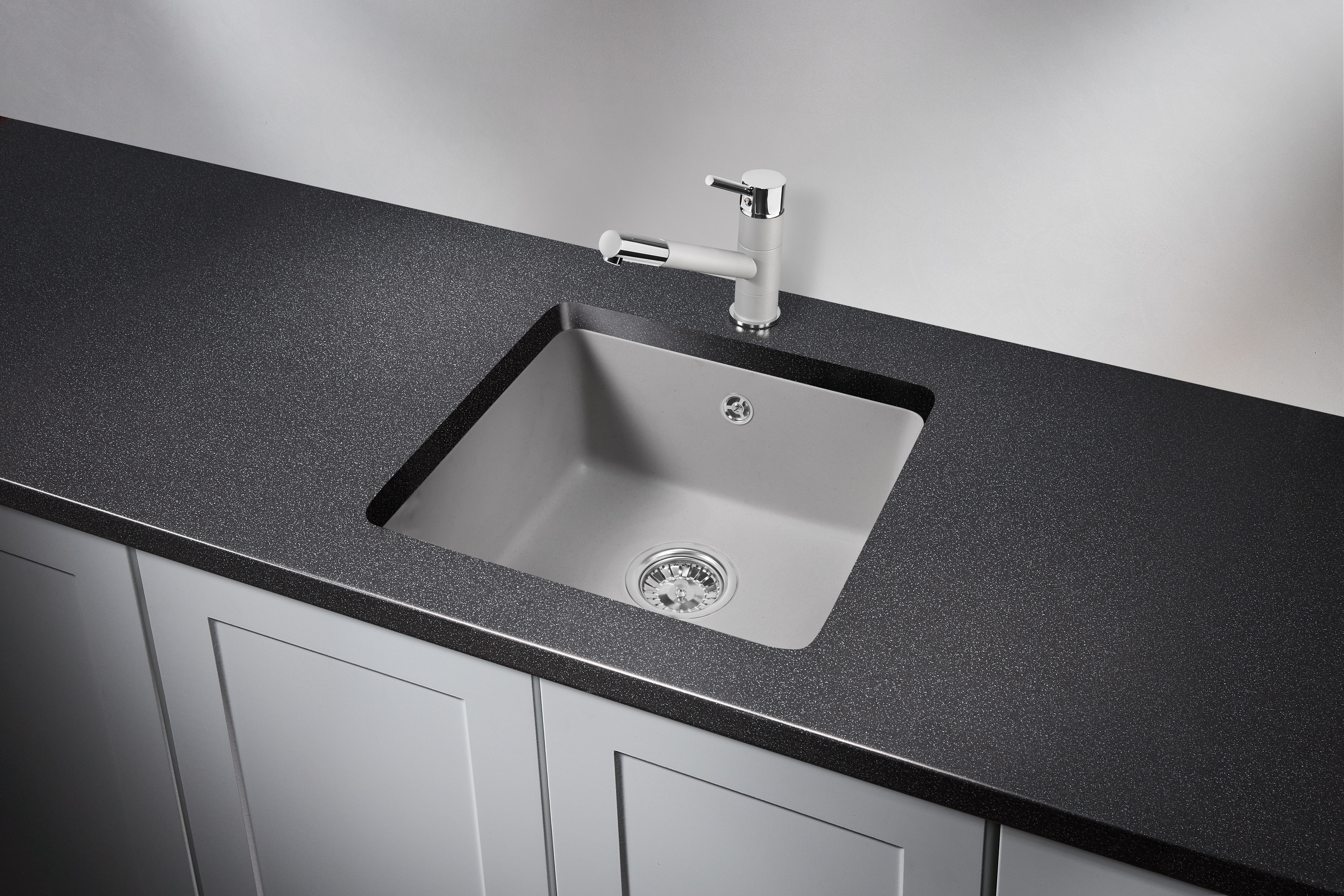 3601, АЛЮМИНИУМ, кухонная мойка, кварц